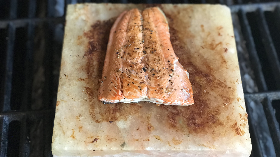 Best Salt Blocks Grilled Keto Salmon On Himalayan Salt Block Our